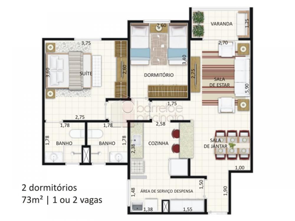 Alugar Apartamento / Padrão em Jundiaí R$ 2.750,00 - Foto 17